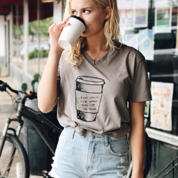 After Coffee T-Shirt - Picture 2 of 4